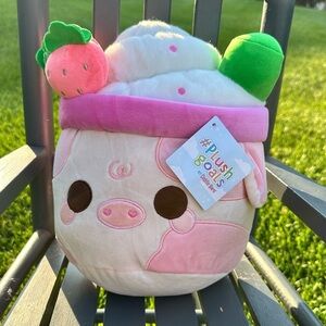 Cute Plush Stuffy With Strawberry Hat!
